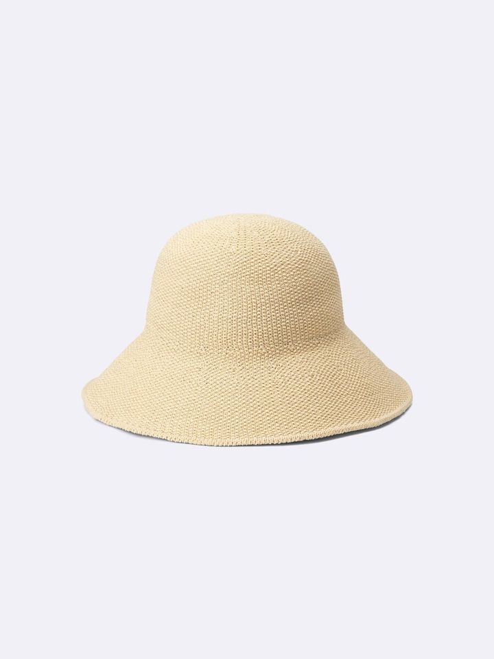 GUのUVカットサーモワイドブリムハット