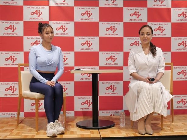 左から、Yumicoさん、石原新菜さん