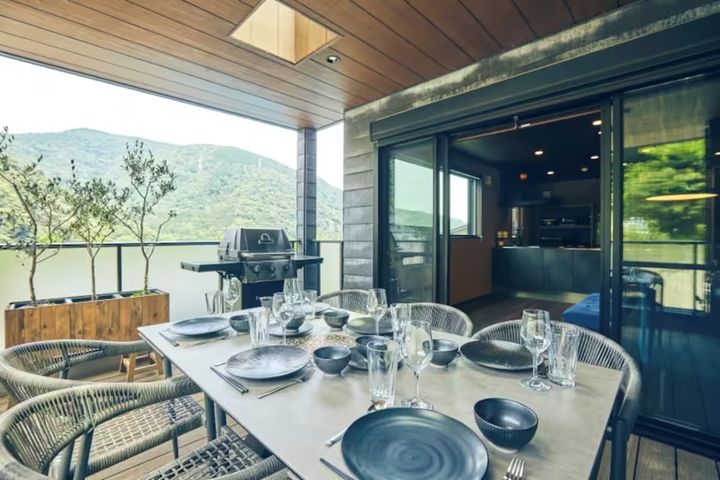 BBQテラス／Photo：Airbnb