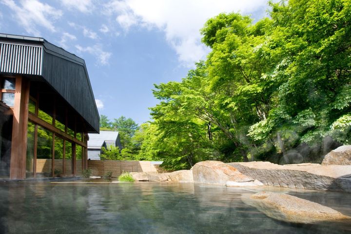 星野温泉 トンボの湯露天風呂