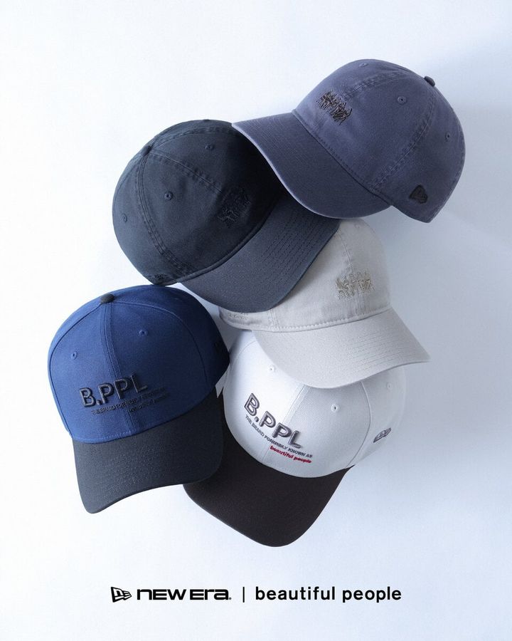 New Era®（ニューエラ）から、日本を代表するファッションブランド・beautiful people（ビューティフルピープル）との初となるコラボレーションヘッドウェアが登場。