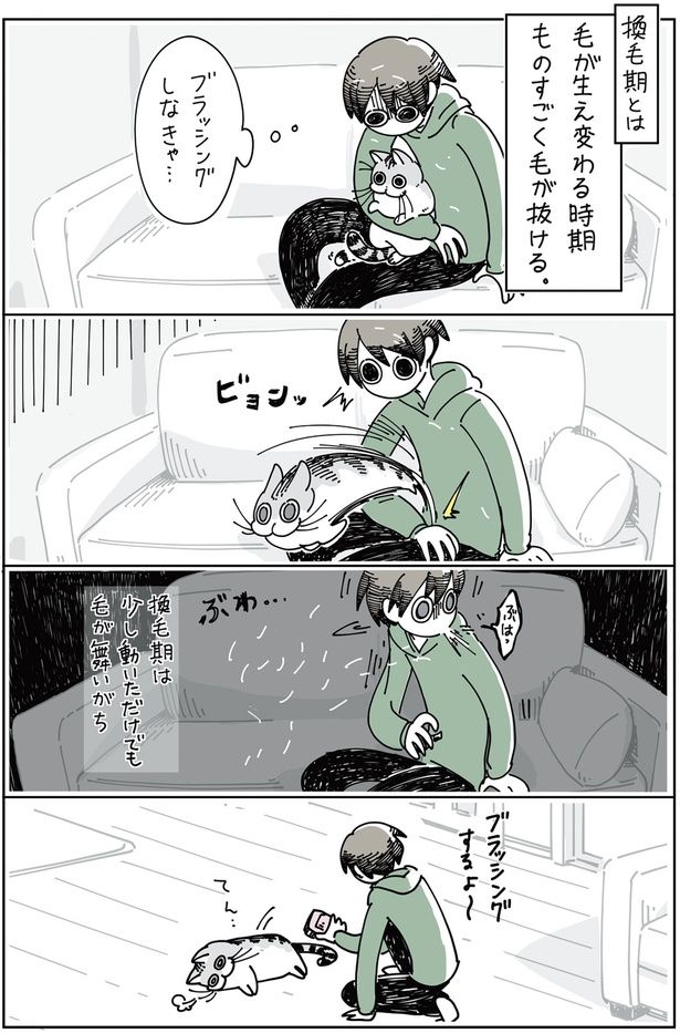ブラッシングしなきゃ… （C）キュルZ／KADOKAWA