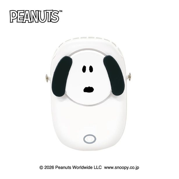「スヌーピー PEANUTS 首掛けダイカットハンズフリーファン」(3850円)