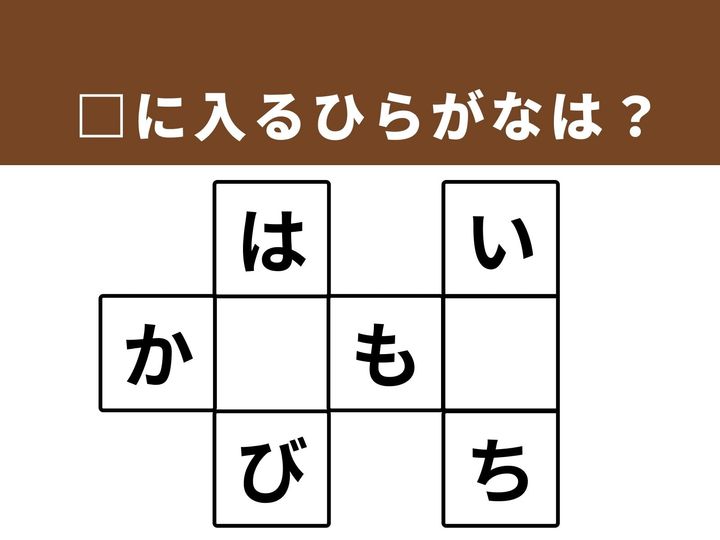 縦と横に並んだ文字をヒントに空欄を埋める、クロスワードパズルクイズに挑戦してみましょう！語彙力だけでなく、パズルとしてのひらめきも重要です。1分以内にすべての言葉を完成させて、脳をスッキリさせてくださいね。