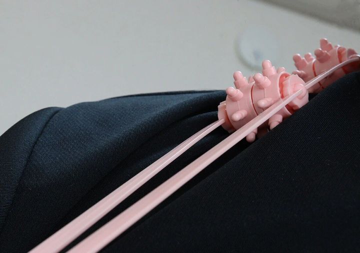 ダイソー 背中ローラー 使用例
