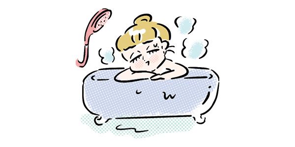 毎日湯船につかる