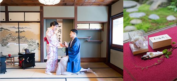 【京都府京都市】京都の登録有形文化財でプロポーズ。着物・茶道・プロ撮影セットの新プラン登場