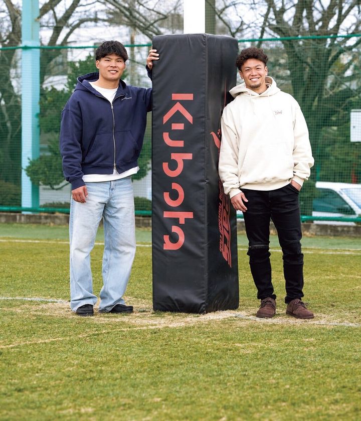【クボタスピアーズ船橋・東京ベイ】根塚洸雅選手と木田晴斗選手の私服スナップ