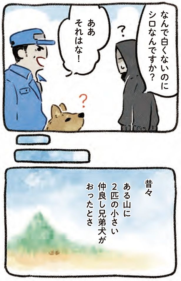 なんで白くないのにシロなんですか？ （C）ヨシモフ郎／KADOKAWA