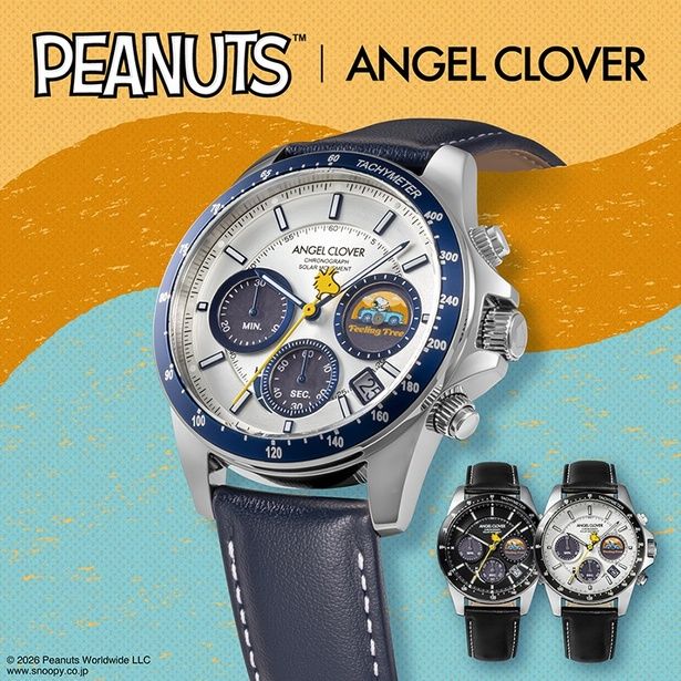 「ANGEL CLOVER」からスヌーピーデザインの腕時計が登場