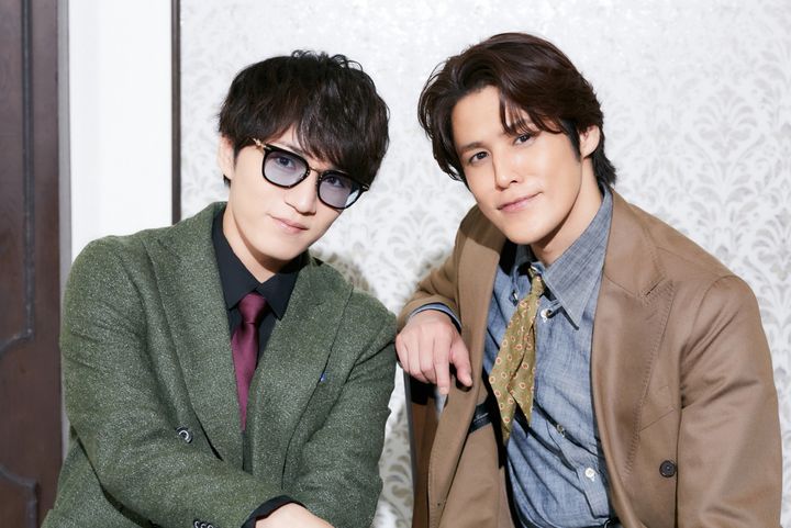 （左から）神山智洋、宮野真守 クランクイン！ 写真：高野広美 width=