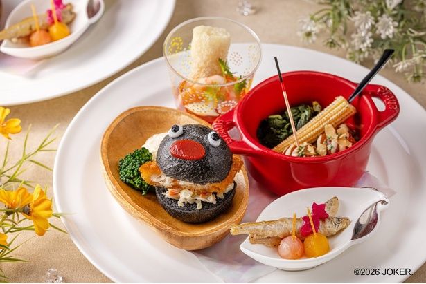 ミートボールをたこ焼き風に仕立てた「PINGU(TM) NATSU-MATSURI ココット」などセイボリーも夏祭り尽くし