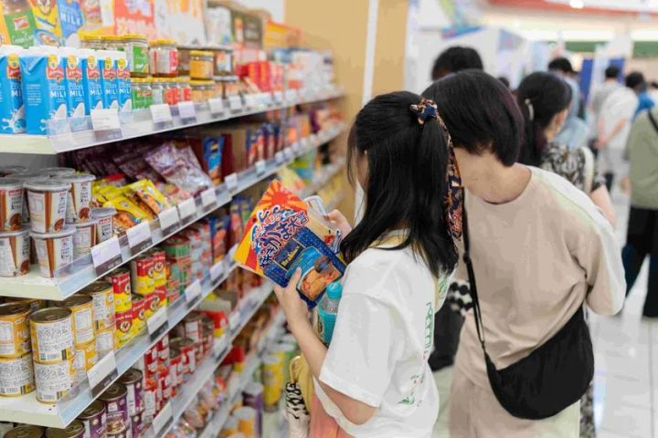 マレーシアフェア2025大阪のHalal2Go Martの様子
