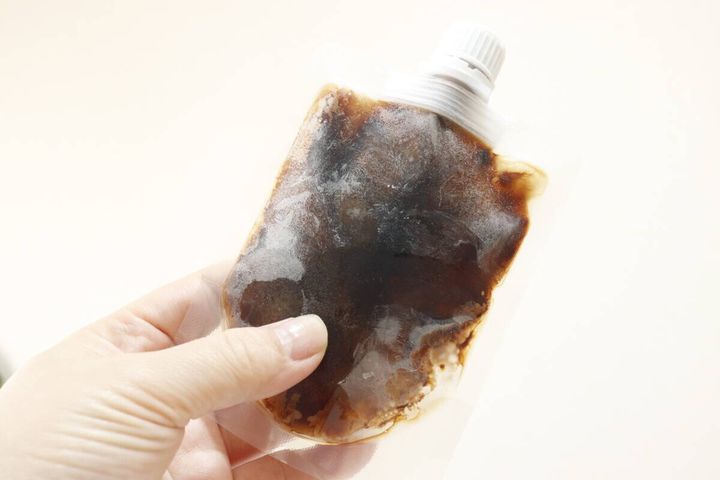 セリアの結露がでる透明スパウトパウチ 3枚入り 150mL