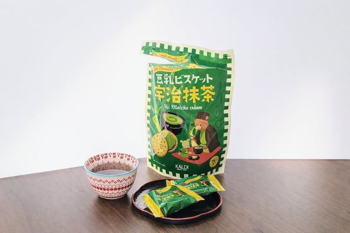 カルディコーヒーファーム「豆乳ビスケット 宇治抹茶」