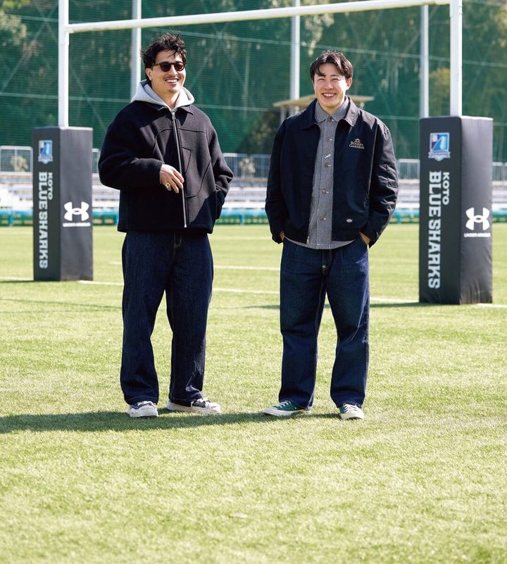 【清水建設江東ブルーシャークス】西端玄汰選手と田森海音選手の私服スナップ