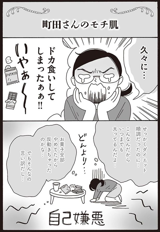 せっかくダイエット順調だったのに… （C）獅子／KADOKAWA