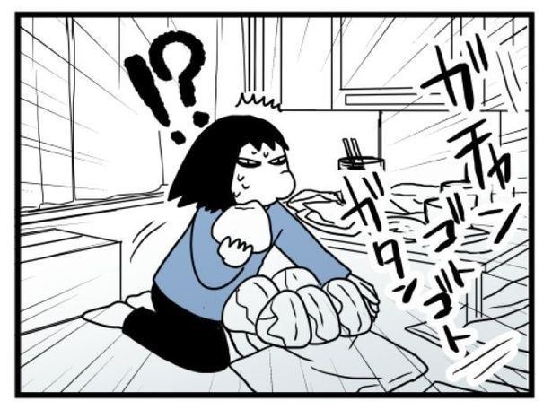 汚部屋で起きた不思議な出来事71 画像提供：モンズースー(@monnzusu)