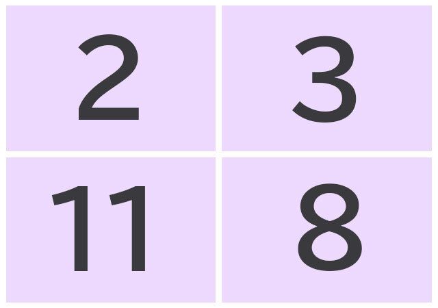 数字が並んだイメージ