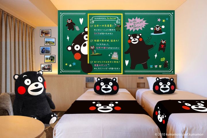 コラボルーム「熊本県営業部長のスペシャルルームだモン！」