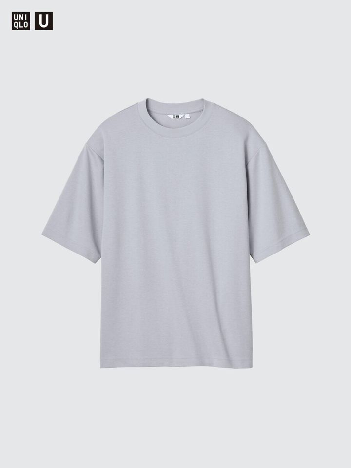 ユニクロ女性おすすめメンズエアリズムコットンオーバーサイズTシャツ