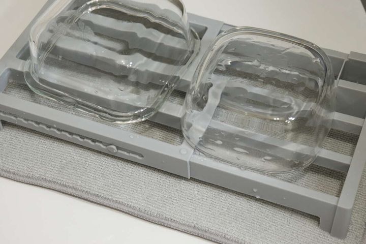 伸縮式水切りラック 使用例