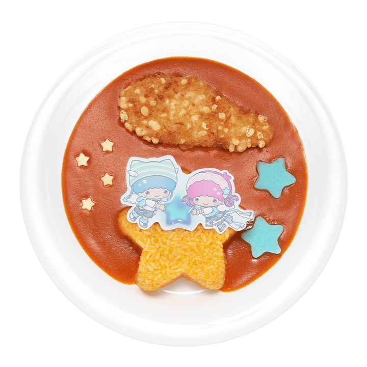 リトルツインスターズのカリカリ☆ ささみフライのバターチキンカレー