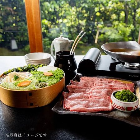 春の恵みを一鍋に！京都料亭・下鴨茶寮が「黒毛和牛と花山椒鍋」を限定発売