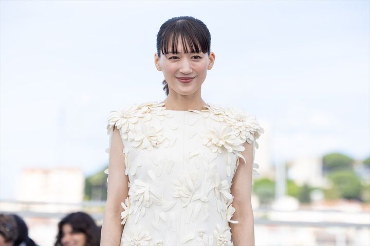 第79回カンヌ国際映画祭『箱の中の羊』フォトコールに出席した綾瀬はるか （C）Kazuko WAKAYAMA width=
