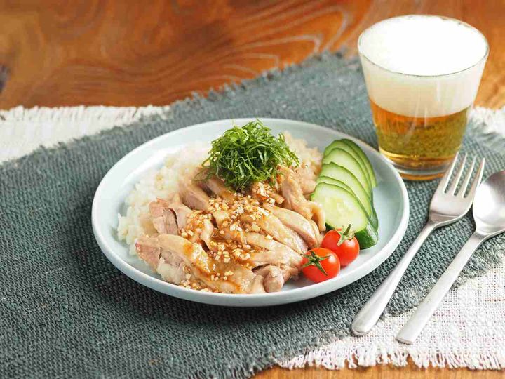 ポン酢しょうゆカオマンガイ｜炊飯器で簡単！ナンプラーなしでも旨いタイ風鶏飯