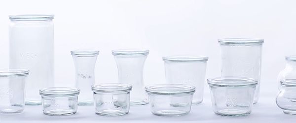 ドイツ製ガラス保存容器『WECK』と奈良の『堀内果実園』の梅をセットで販売