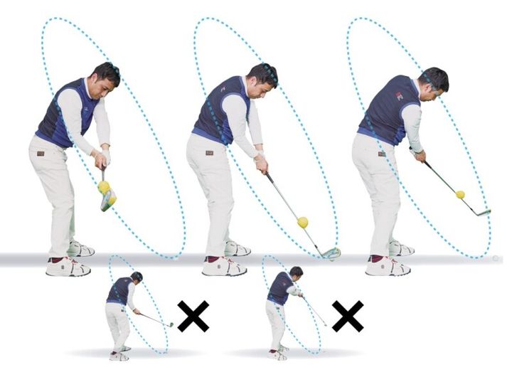 クラブをうまく振るには？クラブの重心を意識すること！