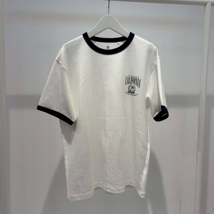 ユニクロ エアリズムコットングラフィッククルーネックTシャツ