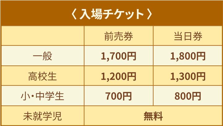 チケット情報