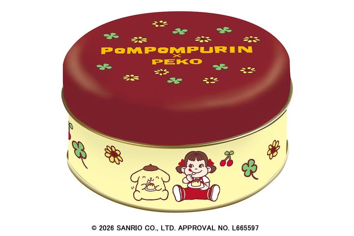 ミルキー缶（ポムポムプリン）