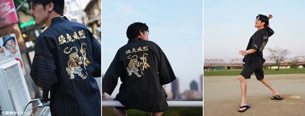 “熱き魂を纏う。”をコンセプトに制作された、阪神タイガース公認の甚平が登場！