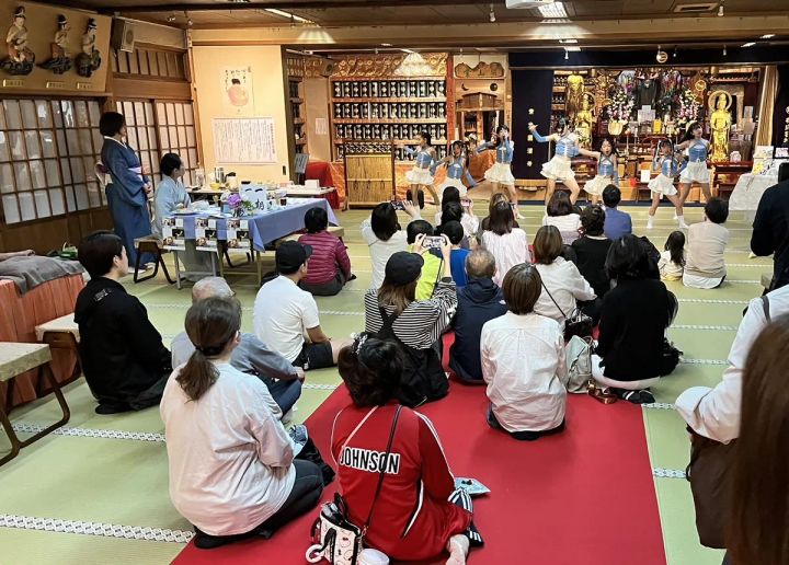 円満寺マルシェの会場の様子