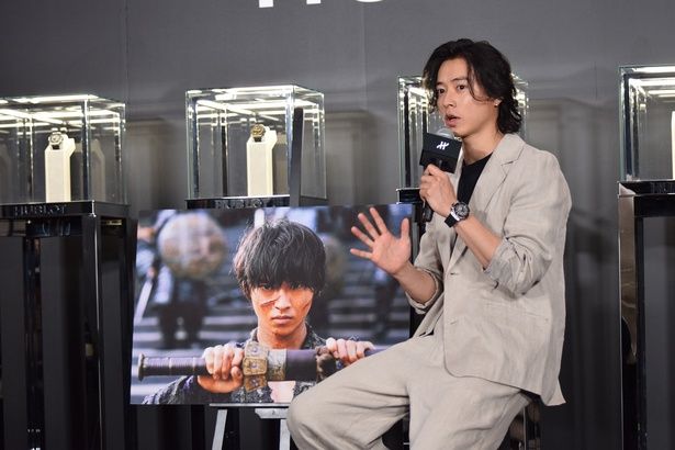 【写真】俳優人生を変える転機になった作品…として、『キングダム』出演時のエピソードを語る山﨑賢人さん 撮影：ソムタム田井