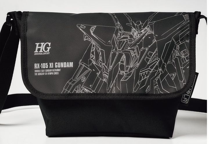 smart7月号特別付録「HG 1/144 Ξクスィ―ガンダム」デザインリフレクタープリントメッセンジャーバッグ