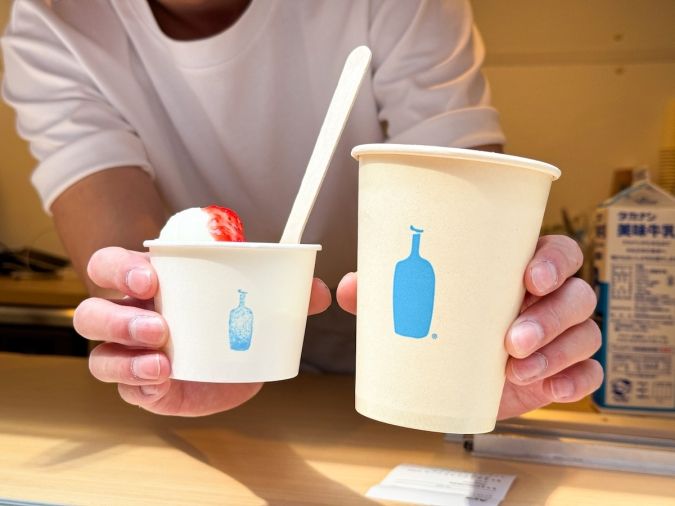 ブルーボトル コーヒートラック ミルクアイスクリーム