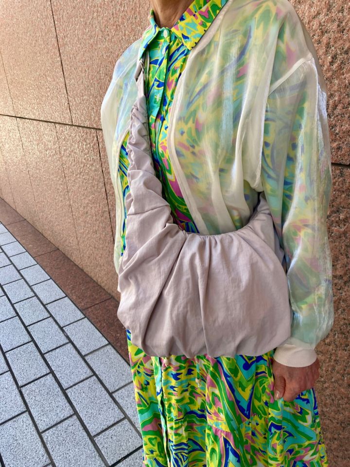 シャーリングがかわいいGU_タンブリングバッグ