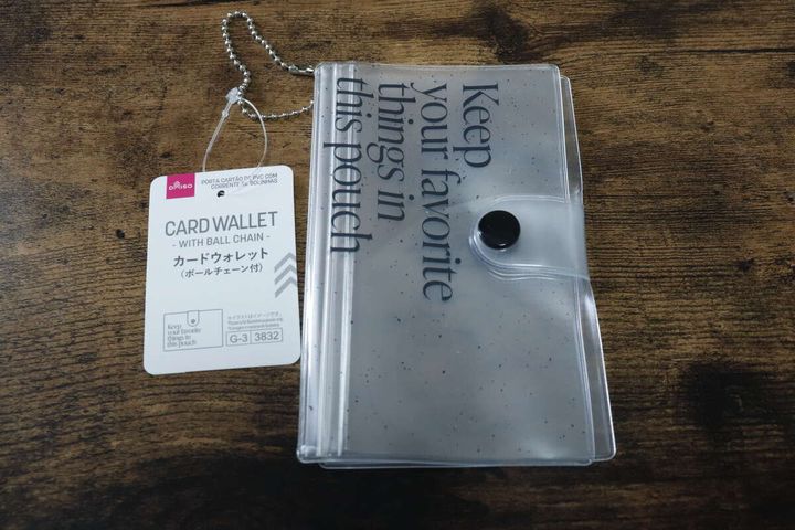 PVCカードウォレット（ボールチェーン付） パッケージ
