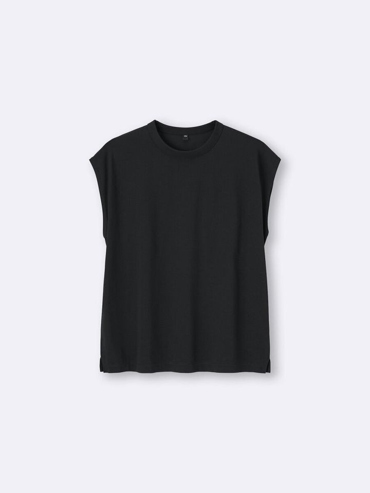 GUのドライボクシースリーブレスT