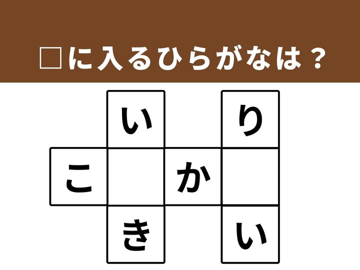 3つの言葉を成立させるひらがなクロスワードです。多方向から言葉を探ることで、思考をクリアにするのに役立ちます。