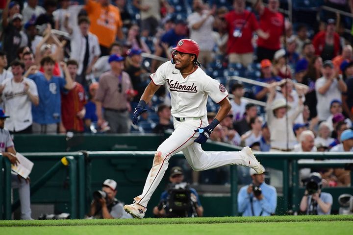 ナショナルズのジェームズ・ウッド（C）Getty Images