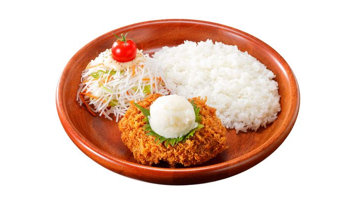 メンチカツおろしそディッシュ（ハンバーグなし）