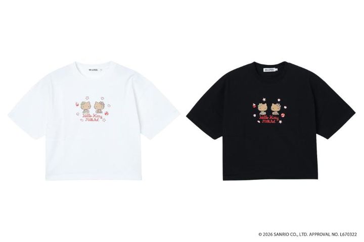 ロサンゼルスのビーチをイメージしたデザインに注目！《MILKFED.》× HELLO KITTY のキュートでトロピカルなコラボアイテムが到着