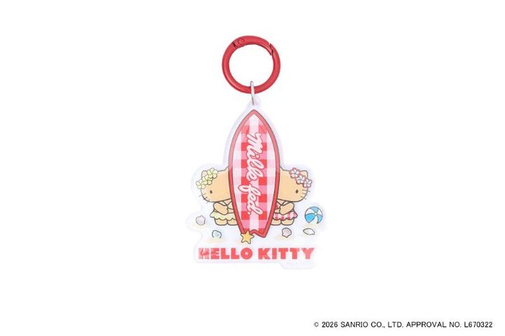 ロサンゼルスのビーチをイメージしたデザインに注目！《MILKFED.》× HELLO KITTY のキュートでトロピカルなコラボアイテムが到着