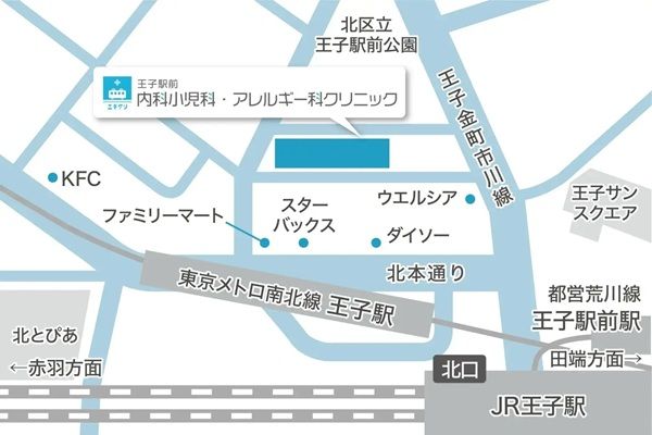 【東京都北区】「王子駅前内科小児科・アレルギー科クリニック」開院。週7診療で様々な診療科に対応