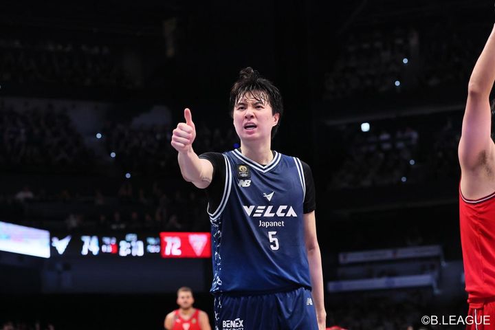 画像: 長崎ー千葉J 第4クォーター、シュート後の長崎・イ=2026年5月15日、ハピネスアリーナ